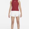 تاپ تنیس بچه گانه نایک Nike Court Dri Fit Victory- زرشکی