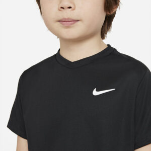 تی شرت تنیس بچگانه نایک NikeCourt Dri-FIT Victory- مشکی