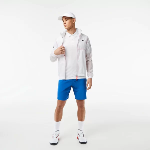 سویشیرت تنیس مردانه لاکست Lacoste SPORT X Novak Djokovic- سفید