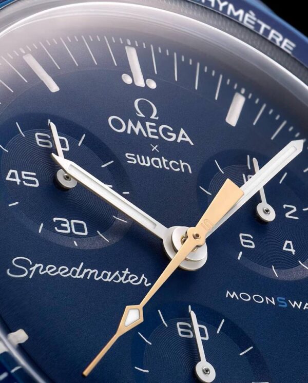 ساعت امگا سواچ مدل Omega Swatch MISSION MOONSHINE BLUEMOON