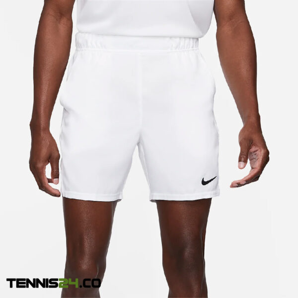 شلوارک تنیس مردانه نایک NikeCourt Dri-FIT Victory 18cm- سفید