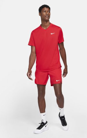 شلوارک تنیس مردانه نایک NikeCourt Dri-FIT Victory- قرمز