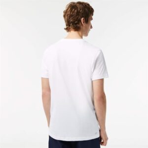 تی شرت تنیس مردانه لاکست Lacoste Regular Fit- سفید