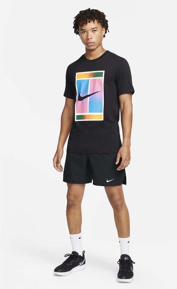 شلوارک تنیس مردانه نایک NikeCourt Dri-FIT Victory 18cm- مشکی