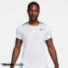 پلوشرت تنیس مردانه نایک NikeCourt Dri-FIT Advantage- سفید