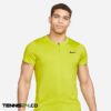 پلوشرت تنیس مردانه نایک NikeCourt Dri-FIT Advantage- زرد