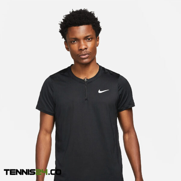 پلوشرت تنیس مردانه نایک NikeCourt Dri-FIT Advantage- مشکی