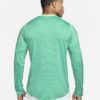 تی شرت نیم زیپ تنیس مردانه نایک NikeCourt Dri-FIT Advantage- سبز