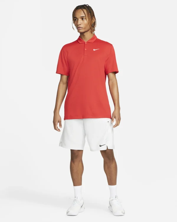 پلوشرت تنیس مردانه نایک NikeCourt Dri-FIT- قرمز