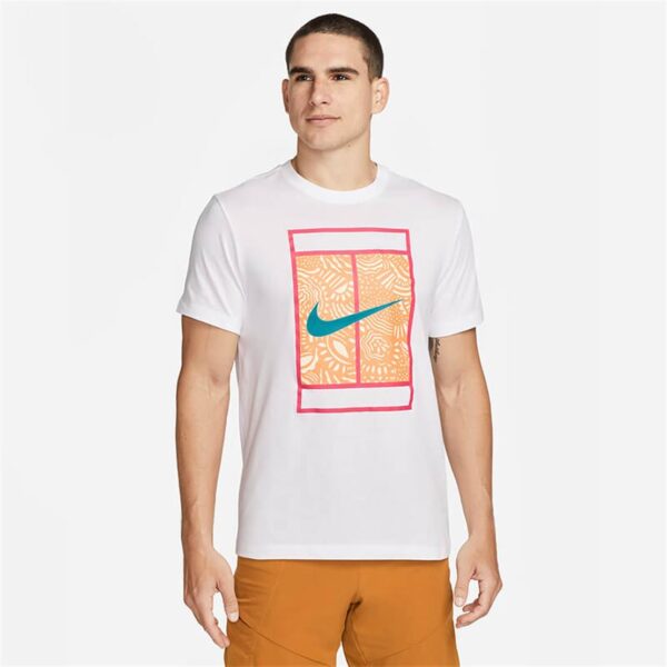 تیشرت تنیس مردانه نایک NikeCourt Dri-FIT- سفید