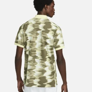 پلوشرت تنیس مردانه نایک Nike Polo Printed Slim Fit- قهوه ای/سفید