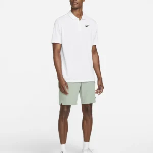 پلوشرت تنیس مردانه نایک NikeCourt Dri-FIT- سفید