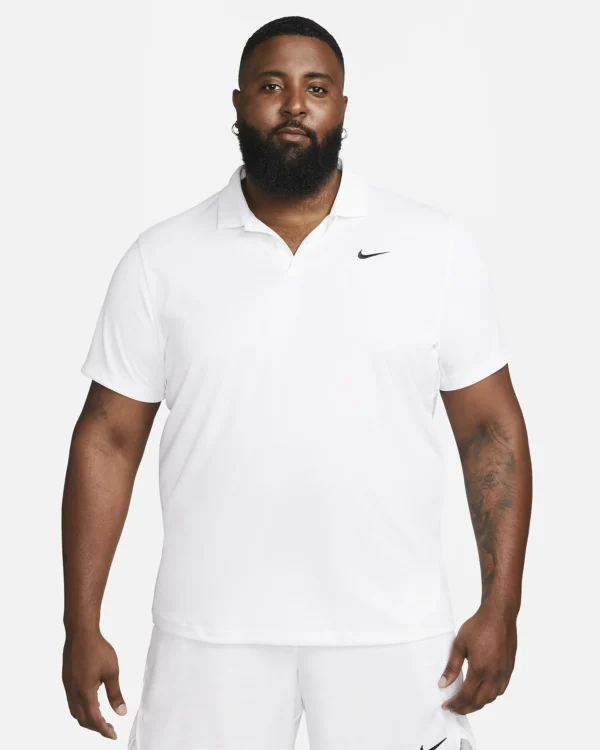 پلوشرت تنیس مردانه نایک NikeCourt Dri-FIT- سفید