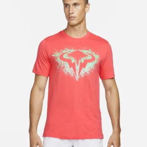 تی شرت تنیس مردانه نایک NikeCourt Dri-FIT Rafa– نارنجی