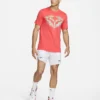 تی شرت تنیس مردانه نایک NikeCourt Dri-FIT Rafa– نارنجی - Image 5