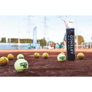 توپ تنیس آرتنگو ARTENGO Comfort Pro با 18 بسته چهارتایی – زرد