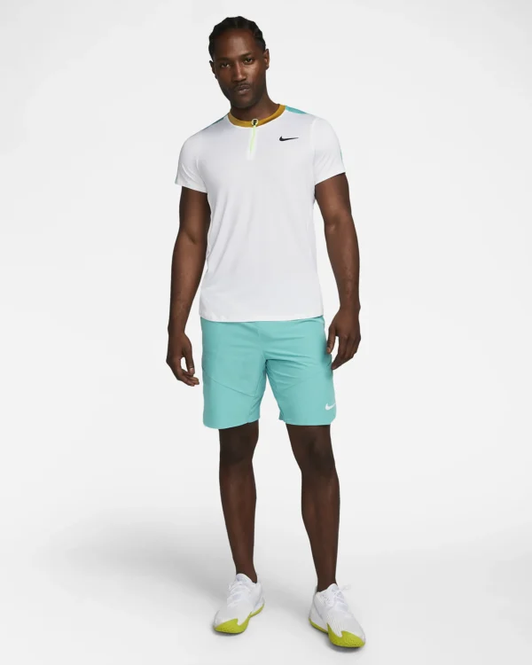 پلوشرت تنیس مردانه نایک NikeCourt Dri-FIT Advantage- سفید