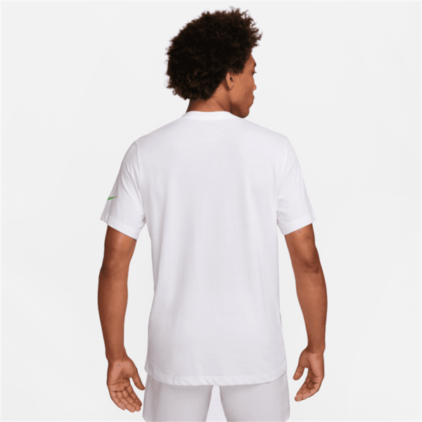 تی شرت تنیس مردانه نایک Rafa NikeCourt Dri-FIT– سفید