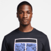تیشرت تنیس مردانه نایک NikeCourt Dri-FIT- مشکی/آبی