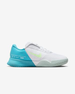 کفش تنیس زنانه نایک NikeCourt Air Zoom Vapor Pro 2 – سفید/آبی
