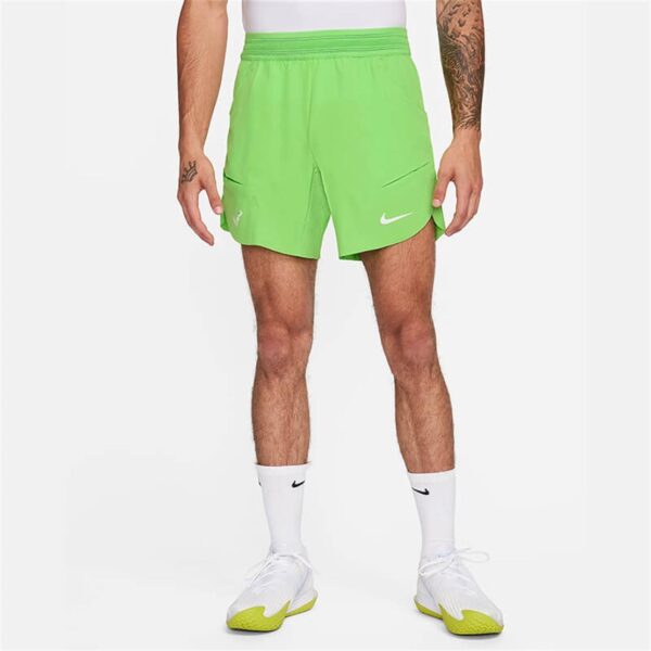 شلوارک تنیس مردانه نایک NikeCourt Dri-FIT ADV Rafa- سبز روشن