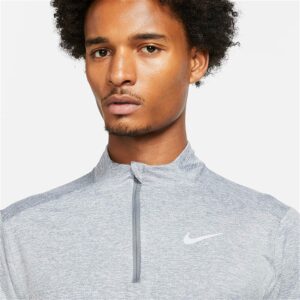 تی شرت نیم زیپ تنیس مردانه نایک NikeCourt Dri-FIT- طوسی