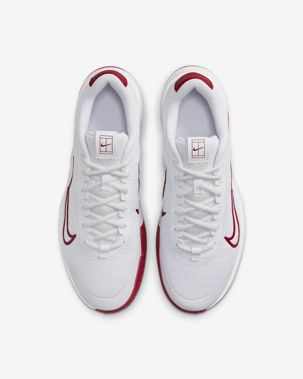 کفش تنیس مردانه نایک NikeCourt Vapor Lite 2– سفید/زرشکی