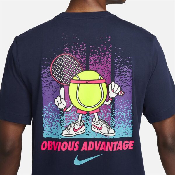 تی شرت تنیس مردانه نایک Nike Court Open- سرمه ای