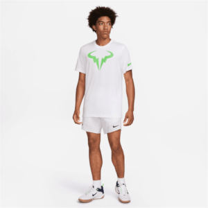 تی شرت تنیس مردانه نایک Rafa NikeCourt Dri-FIT– سفید