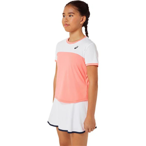 تی شرت تنیس دخترانه اسیکس Asics Tennis SS Top- صورتی