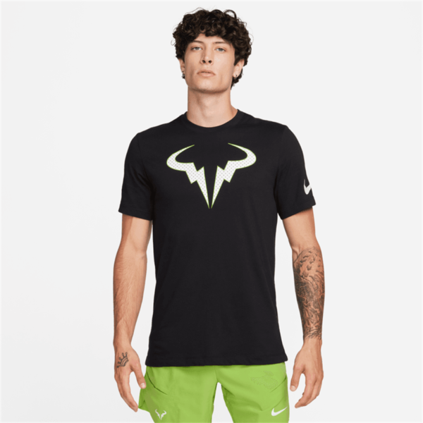 تی شرت تنیس مردانه نایک Rafa NikeCourt Dri-FIT– مشکی