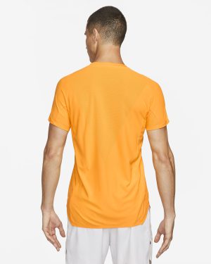 پلوشرت تنیس مردانه نایک NikeCourt Dri-FIT ADV Slam- نارنجی