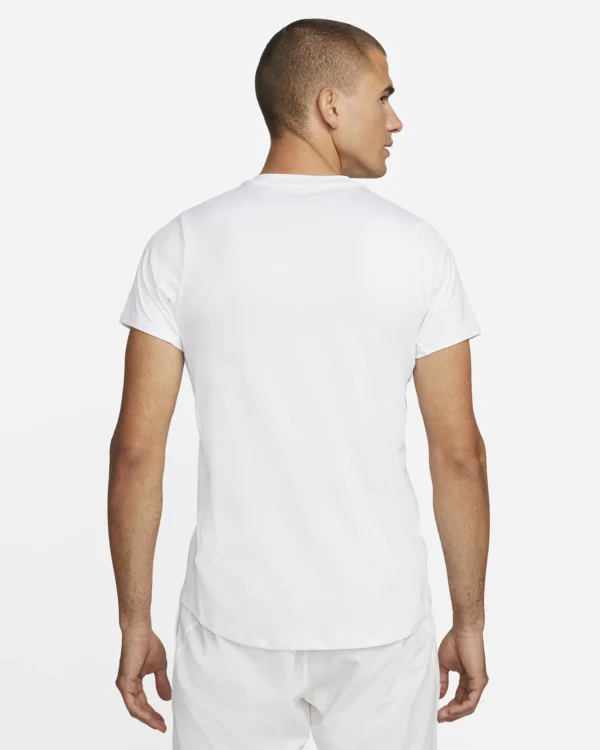 تی شرت تنیس مردانه نایک NikeCourt Dri-FIT Advantage- سفید