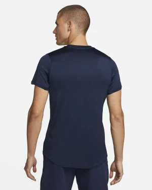 تی شرت تنیس مردانه نایک NikeCourt Dri-FIT Advantage- سرمه ای