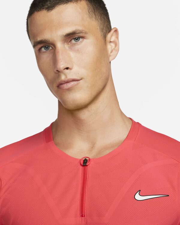 پلوشرت تنیس مردانه نایک NikeCourt Dri-FIT ADV Slam- قرمز