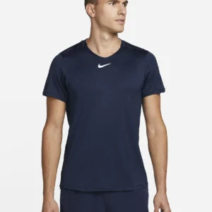 تی شرت تنیس مردانه نایک NikeCourt Dri-FIT Advantage- سرمه ای