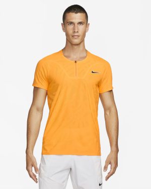 پلوشرت تنیس مردانه نایک NikeCourt Dri-FIT ADV Slam- نارنجی