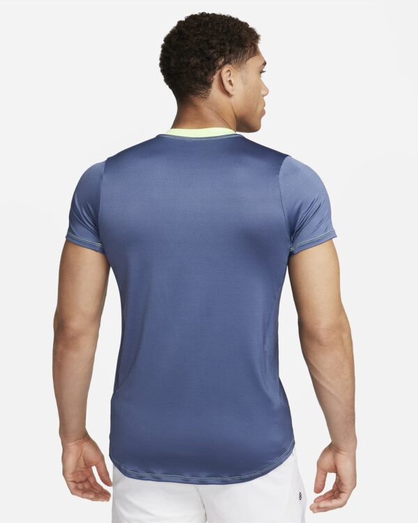تی شرت تنیس مردانه نایک NikeCourt Dri-FIT Advantage- آبی