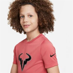 تی شرت تنیس بچه گانه نایک Nike Rafa- قرمز