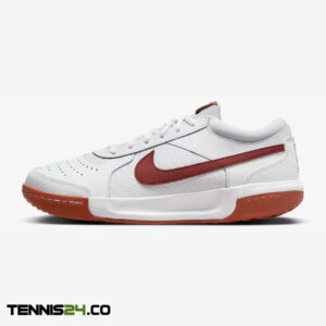کفش تنیس مردانه نایک NikeCourt Air Zoom Lite 3– سفید/زرشکی
