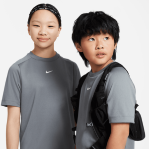 تی شرت تنیس بچگانه نایک Nike Multi Dri-FIT- طوسی