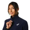 سویشرت تنیس زنانه اسیکس Asics Match Jacket- سرمه ای