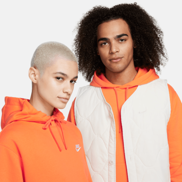 هودی ورزشی مردانه نایک Nike Sportswear Club Fleece- نارنجی