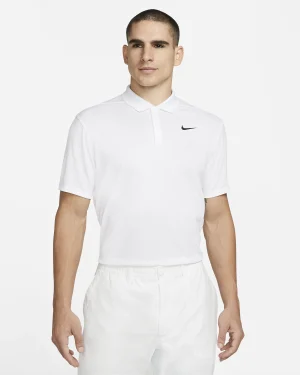 پلوشرت تنیس مردانه نایک Nike Court Dri-FIT- سفید پلوشرت تنیس مردانه نایک Nike Court Dri-FIT- سفید
