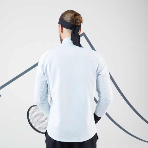 پلوشرت تنیس مردانه آرتنگو ARTENGO Thermic- طوسی روشن