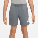 شلوارک تنیس پسرانه نایک Nike Multi Dri-FIT Graphic- طوسی