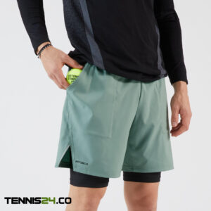 شلوارک تنیس مردانه آرتنگو Artengo Thermic- سبز