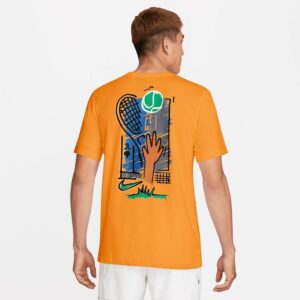 تی شرت تنیس مردانه نایک Nike Court Open- نارنجی