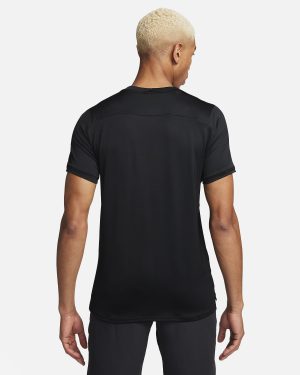 تی شرت تنیس مردانه نایک NikeCourt Advantage Dri-FIT- مشکی