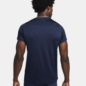 تی شرت تنیس مردانه نایک NikeCourt Advantage Dri-FIT- سرمه ای